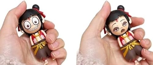 4in1 Ne Zha 2 Action Schlüsselanhänger Hängeschmuck Anhänger, Vier Formen mit wechselndem Gesicht, sammelbare Minifiguren, Schulrucksack-Deko für den Schreibtisch 4in1 Ne Zha 2 Action Schlüsselanhänger Hängeschmuck Anhänger, Vier Formen mit wechselndem Gesicht, sammelbare Minifiguren, Schulrucksack-Deko für den Schreibtisch von VELOZEN