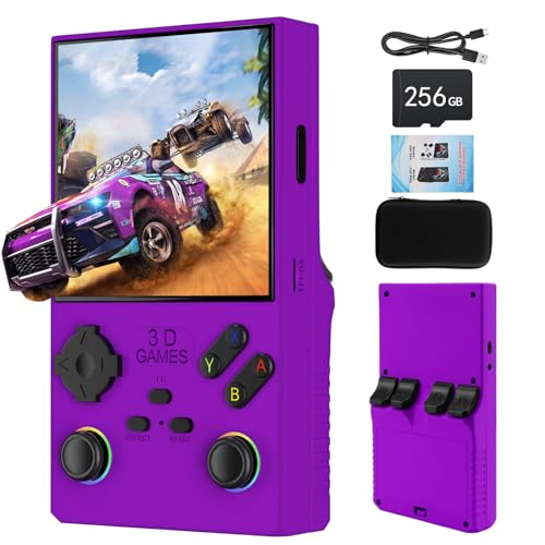 V40 Max Handheld Spielkonsole, 40.000 Retro-Spiele in 1 Retro Konsole 4-Zoll-IPS-Bildschirm und 256 GB TF-Karte, Tragbare Spielkonsole mit Linux Open-Source-System, 4000 mAh Akku von VELPAX