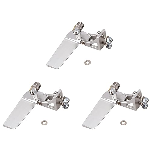 VENEKA 3PC RC Boat Aluminiumlegierung Wasserabsorbierendes Ruder 52mm Lenkruder für Ferngesteuerte RC-Boote CNC-Teile VENEKA 3PC RC Boat Aluminiumlegierung Wasserabsorbierendes Ruder 52mm Lenkruder für Ferngesteuerte RC-Boote CNC-Teile von VENEKA