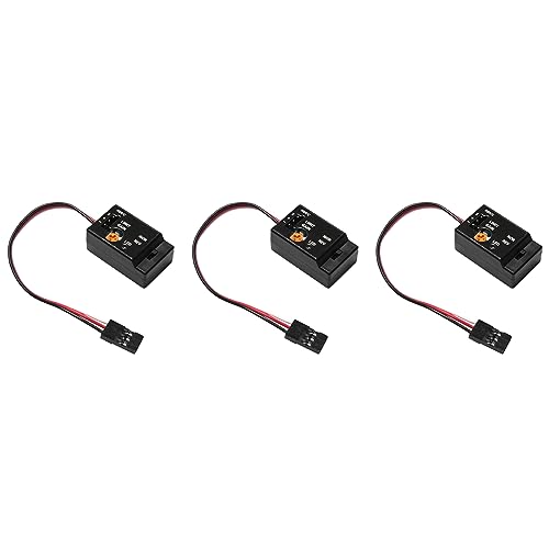 VENEKA 3X Mini Gyro Gyroskop für D12 1/10 RC Car Drift Rennwagen Lenkleistung Integriertes Kompaktes Leichtbau von VENEKA