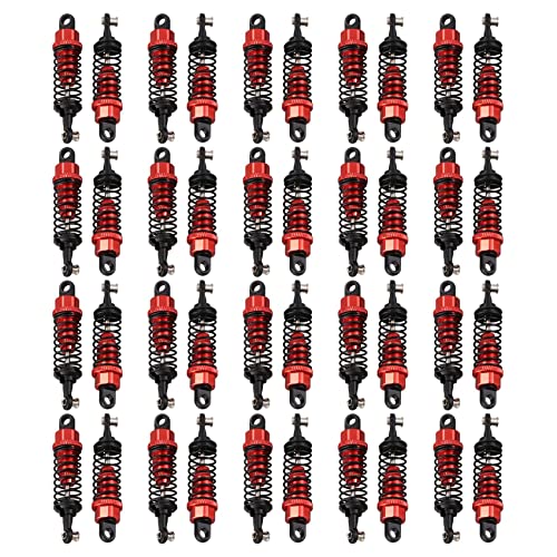 VENEKA 40 Stück Aluminium-Upgrade-Teile für 1:18 A959 A969 A979 K929 Ersatz A949-55 Rot von VENEKA