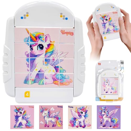 Drehbares Puzzle 16 Teile Drehbares 3D Puzzle Flugzeug Beschaftigung Kinder 3 Jahre Reisespiele Kinder Geschenk für 2 3 4 Jahre Jungen Mädchen(Einhorn) Drehbares Puzzle 16 Teile Drehbares 3D Puzzle Flugzeug Beschaftigung Kinder 3 Jahre Reisespiele Kinder Geschenk für 2 3 4 Jahre Jungen Mädchen(Einhorn) von VEQENIFY