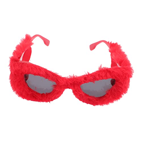 VERDANVERSE 1 Paar Plüschbrille geformt verrückt Rave Partyzubehör Abschlussball Requisiten albern Dekoration Sonnenbrille Kostüm Brillen Lustige Sonnenbrille Brillen für das Festival Stk rot VERDANVERSE 1 Paar Plüschbrille geformt verrückt Rave Partyzubehör Abschlussball Requisiten albern Dekoration Sonnenbrille Kostüm Brillen Lustige Sonnenbrille Brillen für das Festival Stk rot von VERDANVERSE