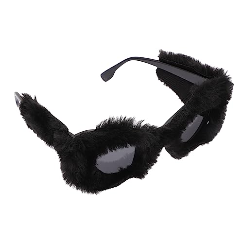 VERDANVERSE 1 Paar Plüschbrillen Requisiten Sonnenbrille Geformt Partyzubehör Lustige Partybrille Gläser Partybrille Für Halloween Lustige Brille Kostüm Für Erwachsene Stk Schwarz VERDANVERSE 1 Paar Plüschbrillen Requisiten Sonnenbrille Geformt Partyzubehör Lustige Partybrille Gläser Partybrille Für Halloween Lustige Brille Kostüm Für Erwachsene Stk Schwarz von VERDANVERSE