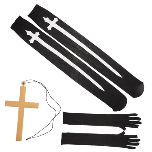 VERDANVERSE 1 Satz Halloween-Kostüme für Frauen Nonne weibliche Halloween -Kostüme Modeschmuck Tuch VERDANVERSE 1 Satz Halloween-Kostüme für Frauen Nonne weibliche Halloween -Kostüme Modeschmuck Tuch von VERDANVERSE