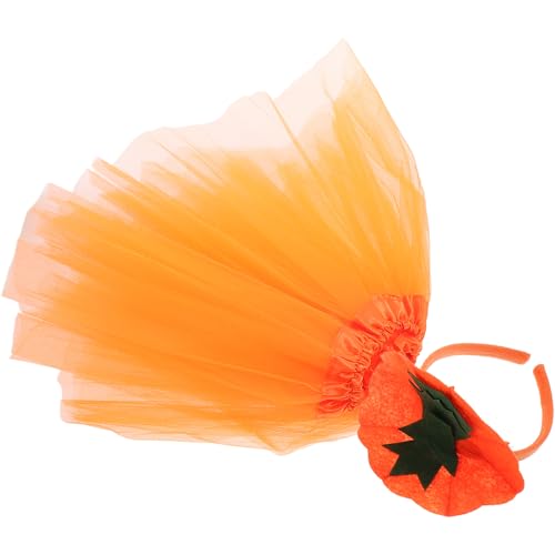 VERDANVERSE 1 Satz Halloween-kürbis-set Halloween -tutu -rock Mädchen-halloween-tutu Halloween Stirnband Kürbis Kürbis-halloween-kostüm Halloween-kostüme Kürbis Tutu-rock Orange Vlies VERDANVERSE 1 Satz Halloween-kürbis-set Halloween -tutu -rock Mädchen-halloween-tutu Halloween Stirnband Kürbis Kürbis-halloween-kostüm Halloween-kostüme Kürbis Tutu-rock Orange Vlies von VERDANVERSE