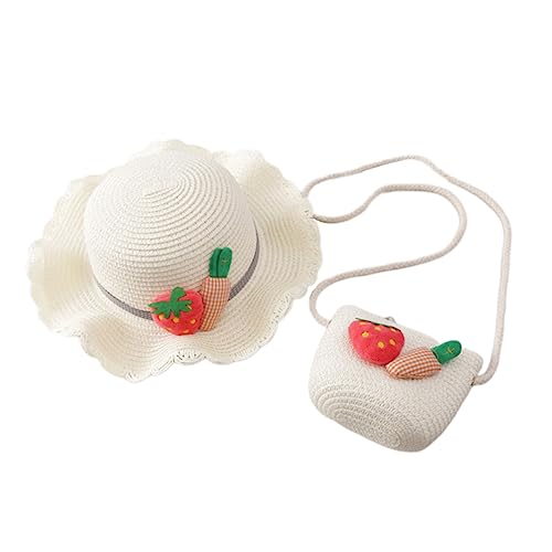 VERDANVERSE 1 Satz Prinzessin Rollenspiel Hut Set Tasche Hüte für Kinderhut Strohhut Mädchen Strandhut Sonne Kleinkind Mütze Strandhüte Kindermütze Kinderhüte Sommermütze Weiß VERDANVERSE 1 Satz Prinzessin Rollenspiel Hut Set Tasche Hüte für Kinderhut Strohhut Mädchen Strandhut Sonne Kleinkind Mütze Strandhüte Kindermütze Kinderhüte Sommermütze Weiß von VERDANVERSE