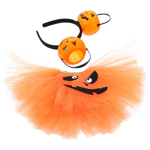 VERDANVERSE 1 Satz Stirnbandrockanzug Kostüm Kürbis Kleinkinder Kürbis-Blasenrock Kürbisrock Halloween-Kostüme für Halloween-Kostüm für Halloween -Zubehör Plastik Orange VERDANVERSE 1 Satz Stirnbandrockanzug Kostüm Kürbis Kleinkinder Kürbis-Blasenrock Kürbisrock Halloween-Kostüme für Halloween-Kostüm für Halloween -Zubehör Plastik Orange von VERDANVERSE