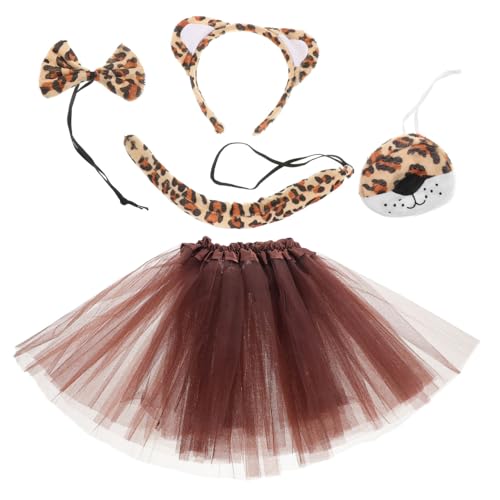 VERDANVERSE 1 Satz Weihnachts-leoparden-set Cosplay Kostüm Drucken Junge Fell Haarband Stirnband Aus Leopardendruck Tierhaarreifen Leopard -stirnband Leoparden-accessoires Für Damen Stoff VERDANVERSE 1 Satz Weihnachts-leoparden-set Cosplay Kostüm Drucken Junge Fell Haarband Stirnband Aus Leopardendruck Tierhaarreifen Leopard -stirnband Leoparden-accessoires Für Damen Stoff von VERDANVERSE