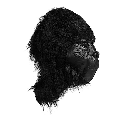 VERDANVERSE 1 Stück Schimpansen-Maske tierische Maske Rollenspielmaske Schutzmaske Schwarzes Cosplay gruselig Spooky Halloween Zubehör für Rollenspiele schwarze Cosplay-Maske weiches Gummi VERDANVERSE 1 Stück Schimpansen-Maske tierische Maske Rollenspielmaske Schutzmaske Schwarzes Cosplay gruselig Spooky Halloween Zubehör für Rollenspiele schwarze Cosplay-Maske weiches Gummi von VERDANVERSE