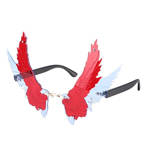 VERDANVERSE 1 Stück Sonnenbrillen Requisiten UV -Schutz Sonnenbrille Flügel-Sonnenbrille Goggle-Sonnenbrille Rave-Brillenmänner Party kreatives sonnenbrillendekor Sonnenbrille Stk rot VERDANVERSE 1 Stück Sonnenbrillen Requisiten UV -Schutz Sonnenbrille Flügel-Sonnenbrille Goggle-Sonnenbrille Rave-Brillenmänner Party kreatives sonnenbrillendekor Sonnenbrille Stk rot von VERDANVERSE