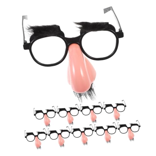 VERDANVERSE 10 Stück Teiliges Halloween Schmink-Brille mit Großer Nase Wiederverwendbar Lustiges Cosplay Zubehör mit Augenbrauen und Schnurrbart für Party Geburtstag Erwachsene VERDANVERSE 10 Stück Teiliges Halloween Schmink-Brille mit Großer Nase Wiederverwendbar Lustiges Cosplay Zubehör mit Augenbrauen und Schnurrbart für Party Geburtstag Erwachsene von VERDANVERSE