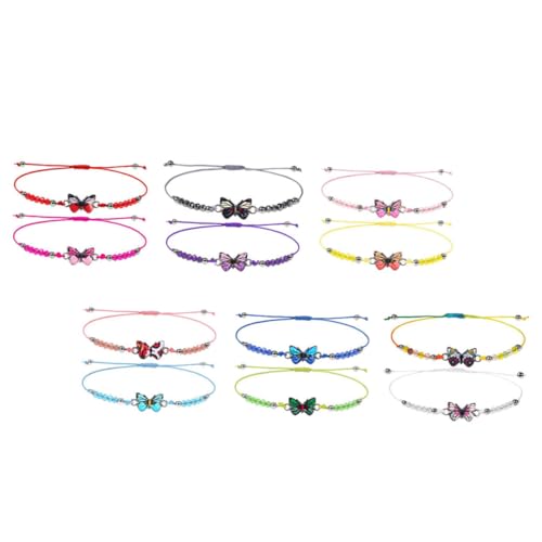 VERDANVERSE 12 Stück Teiliges Set Kinderfreundschaftsarmbänder mit Schmetterlings Anhänger Bunte Geflochtene Armbänder für Mädchen Mitgebsel für Partys und Geburtstagsfeiern VERDANVERSE 12 Stück Teiliges Set Kinderfreundschaftsarmbänder mit Schmetterlings Anhänger Bunte Geflochtene Armbänder für Mädchen Mitgebsel für Partys und Geburtstagsfeiern von VERDANVERSE