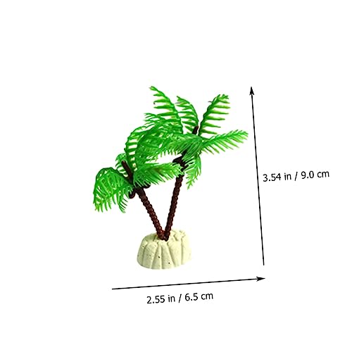 VERDANVERSE 12 Stücke Coconut Baum Ornament Grün Harz Lebensechte Coconut Baum Aquarium Coconut VERDANVERSE 12 Stücke Coconut Baum Ornament Grün Harz Lebensechte Coconut Baum Aquarium Coconut von VERDANVERSE