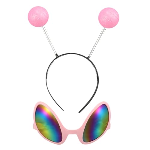 VERDANVERSE 1Satz Alien Sonnenbrille Haarband Set Lustige Brille mit Regenbogenlinsen Kreatives Party Kostümzubehör für Unvergessliche Feiern Besondere Anlässe VERDANVERSE 1Satz Alien Sonnenbrille Haarband Set Lustige Brille mit Regenbogenlinsen Kreatives Party Kostümzubehör für Unvergessliche Feiern Besondere Anlässe von VERDANVERSE