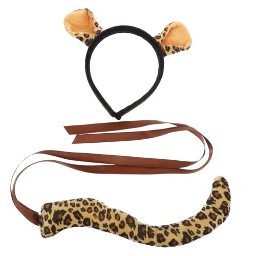 VERDANVERSE 1Satz Leopard Ohrstirnband mit Lustiges Kostüm für Partys Cosplay Cartoon Tierdesign Weiches Bequemes Material für Bühnenauftritte VERDANVERSE 1Satz Leopard Ohrstirnband mit Lustiges Kostüm für Partys Cosplay Cartoon Tierdesign Weiches Bequemes Material für Bühnenauftritte von VERDANVERSE