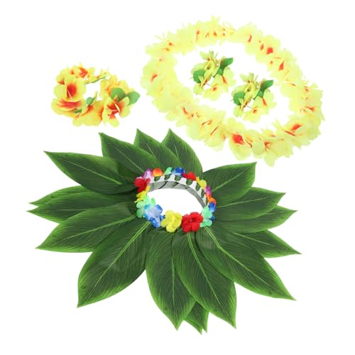 VERDANVERSE 1Satz Verstellbare Blätterrock und Farbenfrohe Blumen Girlande für Strand und Luau Partys Realistisches Outfit für Theateraufführungen und VERDANVERSE 1Satz Verstellbare Blätterrock und Farbenfrohe Blumen Girlande für Strand und Luau Partys Realistisches Outfit für Theateraufführungen und von VERDANVERSE
