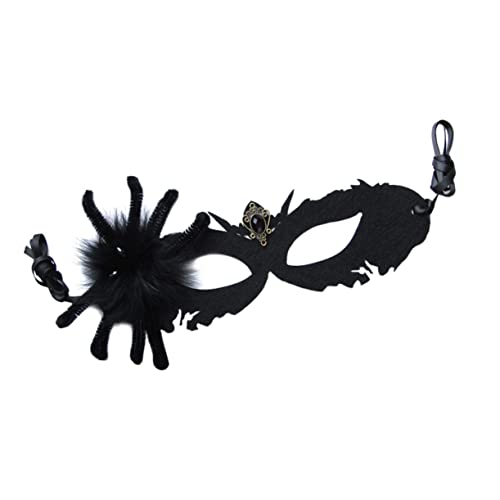 VERDANVERSE 1Stück Halloween Halbgesichtsmaske Lustige Spinnenmaske Für Kostümpartys Dekoratives Zubehör Für Halloween Cosplay Für Erwachsene von VERDANVERSE