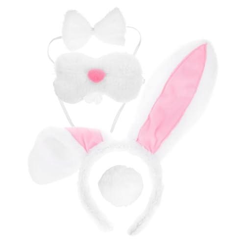 VERDANVERSE 1satz Kaninchenohren Kostümset Mit Haarschmuck Nase Fliege Und Für Ostern Halloween Und Cosplay-events Vielseitige Party-accessoires Für Erwachsene VERDANVERSE 1satz Kaninchenohren Kostümset Mit Haarschmuck Nase Fliege Und Für Ostern Halloween Und Cosplay-events Vielseitige Party-accessoires Für Erwachsene von VERDANVERSE