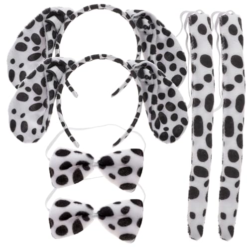 VERDANVERSE 2 Sätze Tier Design Kopfschmuck mit Süßen Ohren und Hochwertiges Cosplay Zubehör für Fasching Karneval Geburtstagsfeiern und Theateraufführungen von VERDANVERSE