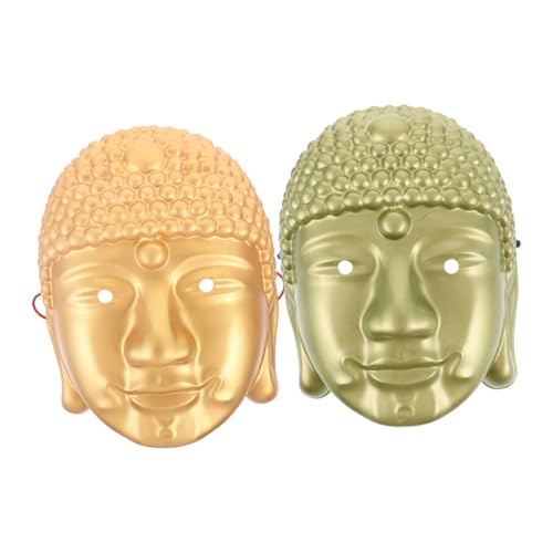VERDANVERSE 2 Stück Buddha-kopfmaske Cosplay-zubehör-maske Fun Party Maske Karneval Kopf Maske Karneval Cosplay Maske Festival-kostüm-maske Karnevalsmaske Für Damen Mardi Gras Kostüm Pvc VERDANVERSE 2 Stück Buddha-kopfmaske Cosplay-zubehör-maske Fun Party Maske Karneval Kopf Maske Karneval Cosplay Maske Festival-kostüm-maske Karnevalsmaske Für Damen Mardi Gras Kostüm Pvc von VERDANVERSE