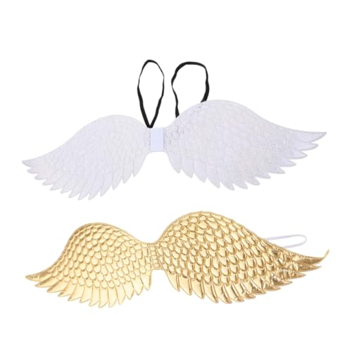 VERDANVERSE 2 Stück Engelsflügel Für Halloween-kostüme Für Mädchen Engelskostüm Für Mädchen Kinderflügel Flügel Kostüm Engel Kostüm Zubehör Ankleiden Feenflügel Foto Kostüme Stoff VERDANVERSE 2 Stück Engelsflügel Für Halloween-kostüme Für Mädchen Engelskostüm Für Mädchen Kinderflügel Flügel Kostüm Engel Kostüm Zubehör Ankleiden Feenflügel Foto Kostüme Stoff von VERDANVERSE