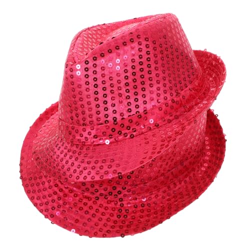 VERDANVERSE 2 Stück Glitzerhut für Erwachsene Pailletten Jazzhut als Kostümzubehör für Partys Halloween und Steampunk Dress Up Unisex Magischer Look Rosafarben VERDANVERSE 2 Stück Glitzerhut für Erwachsene Pailletten Jazzhut als Kostümzubehör für Partys Halloween und Steampunk Dress Up Unisex Magischer Look Rosafarben von VERDANVERSE