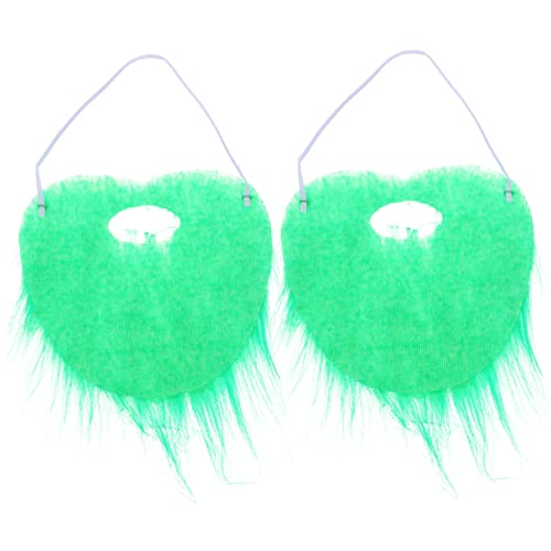 VERDANVERSE 2 Stück Karneval Bart Requisit Cosplay Falscher Bart Und Schnurrbart Papa Gefälscht Dame Borste St. Patricks Day Bart Bühnenbart Herren Männer Lustig Falsche Bärte Green Flanell VERDANVERSE 2 Stück Karneval Bart Requisit Cosplay Falscher Bart Und Schnurrbart Papa Gefälscht Dame Borste St. Patricks Day Bart Bühnenbart Herren Männer Lustig Falsche Bärte Green Flanell von VERDANVERSE