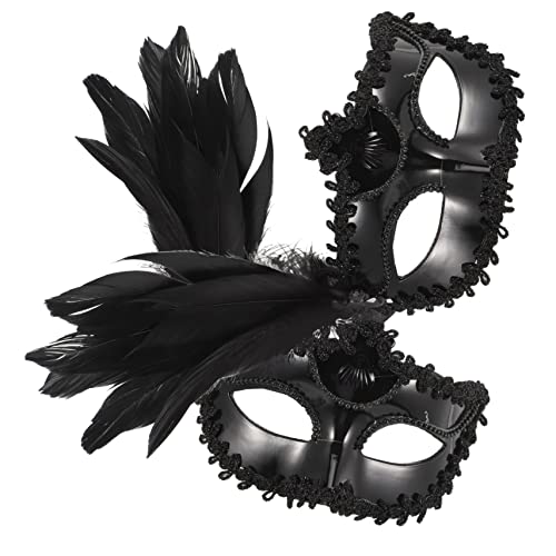 VERDANVERSE 2 Stück Karneval Masken Damen Maske für Maskerade Cosplay Partys Dekoration mit Verstellbarem Gummiband für Festlichkeiten Kostümpartys VERDANVERSE 2 Stück Karneval Masken Damen Maske für Maskerade Cosplay Partys Dekoration mit Verstellbarem Gummiband für Festlichkeiten Kostümpartys von VERDANVERSE