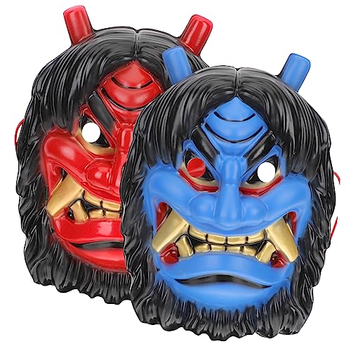 VERDANVERSE 2 Stück Partymaskendekoration Realistisch Dekorationen Aufdecken Halloween Lustig Pennyweise Erwachsene Led Schwarz Beängstigend Party-streich- Creep-cosplay-maske Plastik von VERDANVERSE