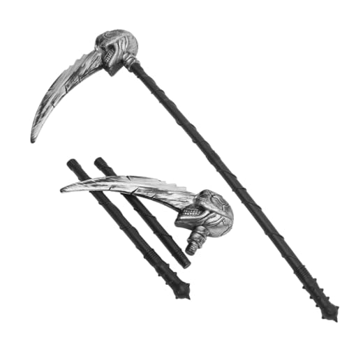 VERDANVERSE 2 Stück Teiliges Grim Reaper Abnehmbar Leichtes Kunststoff Requisite Langlebig Verstellbar Halloween Cosplay Zubehör für Erwachsene für Kostümpartys und Fotoshootings VERDANVERSE 2 Stück Teiliges Grim Reaper Abnehmbar Leichtes Kunststoff Requisite Langlebig Verstellbar Halloween Cosplay Zubehör für Erwachsene für Kostümpartys und Fotoshootings von VERDANVERSE