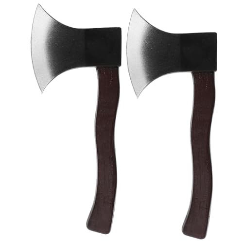 VERDANVERSE 2 Stück Teiliges Halloween Deko Realistische Fake Äxte Cosplay Requisiten für Party Bühnenauftritt und Kostüm VERDANVERSE 2 Stück Teiliges Halloween Deko Realistische Fake Äxte Cosplay Requisiten für Party Bühnenauftritt und Kostüm von VERDANVERSE