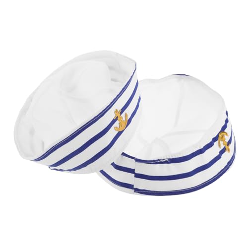 VERDANVERSE 2Stücke Cosplay Kapitänsmützen Matrosenhüte Unisex für Kostümpartys Karneval Mottopartys Leicht Hautfreundlich für Damen Herren VERDANVERSE 2Stücke Cosplay Kapitänsmützen Matrosenhüte Unisex für Kostümpartys Karneval Mottopartys Leicht Hautfreundlich für Damen Herren von VERDANVERSE