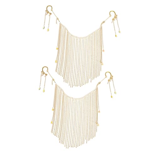 VERDANVERSE 2Stücke Quasten Halbmaske für Frauen Eleganter Gesichtsschleier im Antiken für Hanfu Traditionelle Luxuriöses Design für Partykostüme VERDANVERSE 2Stücke Quasten Halbmaske für Frauen Eleganter Gesichtsschleier im Antiken für Hanfu Traditionelle Luxuriöses Design für Partykostüme von VERDANVERSE