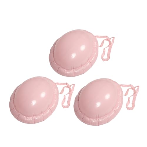VERDANVERSE 3 Stück Teiliges Aufblasbarer Weihnachtsmann Bauch Realistischer Fake Schwangerschaftsbauch mit Verstellbarem Nackenband Witzige Cosplay Requisite für Weihnachten Halloween Party von VERDANVERSE