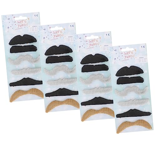 VERDANVERSE 30 Stück Karnevals Requisiten Fasching Schnurrbart gefälscht Halloween Bart Party-Cosplay-Requisite festlicher Bart Falscher Bart für Männer Halloween-Cosplay-Bart Partybart Flaum VERDANVERSE 30 Stück Karnevals Requisiten Fasching Schnurrbart gefälscht Halloween Bart Party-Cosplay-Requisite festlicher Bart Falscher Bart für Männer Halloween-Cosplay-Bart Partybart Flaum von VERDANVERSE