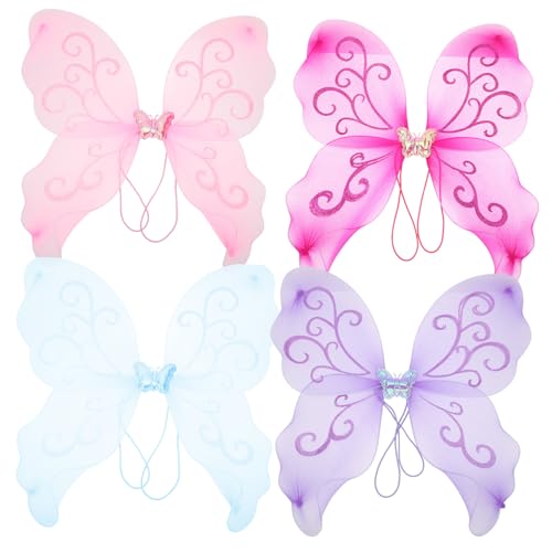 VERDANVERSE 4 Stück Teiliges Flügel für Schmetterlingsflügel Cosplay Requisite Bunte Engelsflügel Geeignet für Party Kostüm Geburtstag und Verkleidung VERDANVERSE 4 Stück Teiliges Flügel für Schmetterlingsflügel Cosplay Requisite Bunte Engelsflügel Geeignet für Party Kostüm Geburtstag und Verkleidung von VERDANVERSE