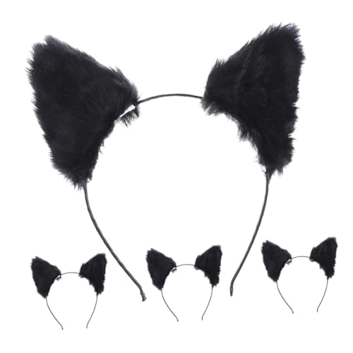 VERDANVERSE 4 Stück Teiliges Fuchs und Katzenohren Haarbänder aus Plüsch Leichtes Rutschfestes Cosplay Accessoire für Kostümpartys Halloween und Alltag Bequem für Damen und Herren VERDANVERSE 4 Stück Teiliges Fuchs und Katzenohren Haarbänder aus Plüsch Leichtes Rutschfestes Cosplay Accessoire für Kostümpartys Halloween und Alltag Bequem für Damen und Herren von VERDANVERSE