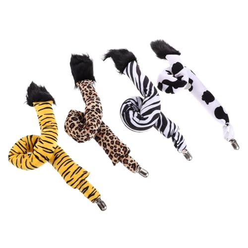 VERDANVERSE 4 Stück Teiliges Tierkostüm aus Leichtem Reißfestes Accessoire für Halloween Karneval Bühnenshows Tierkostüm Zubehör für Tiger Kuh Leoparden und Zebraparty VERDANVERSE 4 Stück Teiliges Tierkostüm aus Leichtem Reißfestes Accessoire für Halloween Karneval Bühnenshows Tierkostüm Zubehör für Tiger Kuh Leoparden und Zebraparty von VERDANVERSE