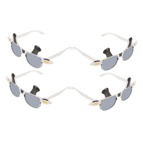 VERDANVERSE 4 Stück Tierbrille Lustige Cartoon Brille für Partys Geburtstagsfeiern und Halloween Foto Requisiten für Besondere Anlässe von VERDANVERSE