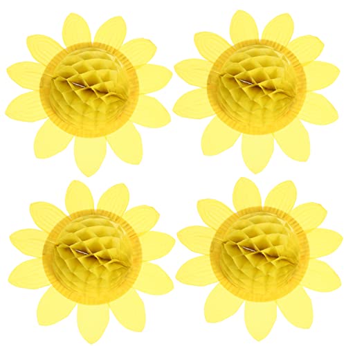 VERDANVERSE 4 Stück handgemachte Blume der Sonnenblume Dekorativ Geburtstag Strand hawaii party dekoration Sonnenblumen Dekoration Sonnenblumen-Dekoration hawaii party papier dekoration Yellow VERDANVERSE 4 Stück handgemachte Blume der Sonnenblume Dekorativ Geburtstag Strand hawaii party dekoration Sonnenblumen Dekoration Sonnenblumen-Dekoration hawaii party papier dekoration Yellow von VERDANVERSE