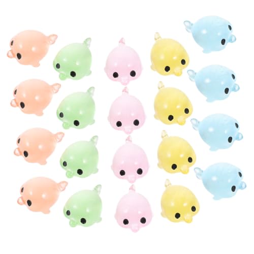 VERDANVERSE 40 Stück Aquariendekoration hühner verkleidungsaccessoires Aquarium-Skulptur Miniaturdelfinmodelle kleine Tierfiguren realistischer Delphin Harz Colorful von VERDANVERSE