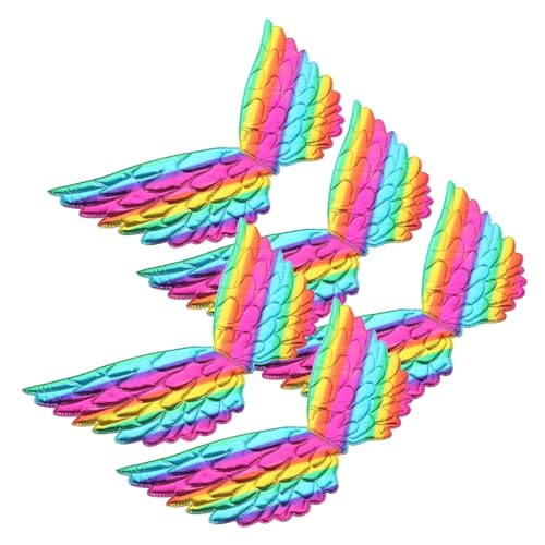 VERDANVERSE 5 Stück Teiliges Bunter Einhorn Flügel für Mädchen Leichte Cosplay Engelsflügel mit Kreativem Flügeldesign für Halloween Weihnachten Fasching und Party Auftritte VERDANVERSE 5 Stück Teiliges Bunter Einhorn Flügel für Mädchen Leichte Cosplay Engelsflügel mit Kreativem Flügeldesign für Halloween Weihnachten Fasching und Party Auftritte von VERDANVERSE
