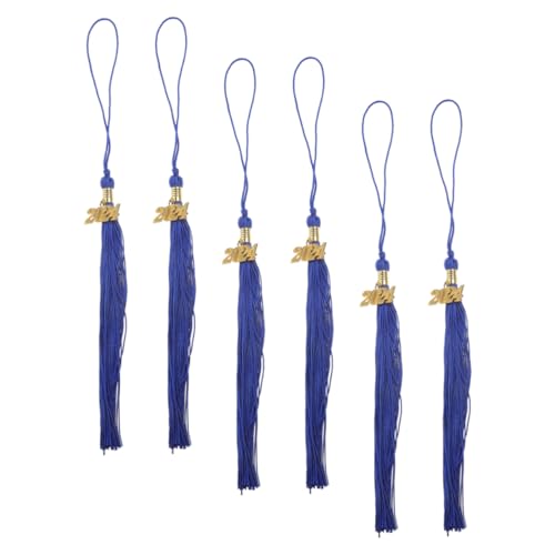 VERDANVERSE 6 Stück Teiliges Abschlussmützen Tassel Charm Gedenkfoto Anhänger für Graduierungsfeiern Elegantes Zubehör für Unvergessliche Erinnerungen und Fotomomente von VERDANVERSE