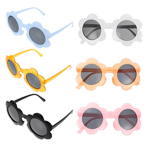 VERDANVERSE 6Stücke Teiliges Entzückender Sonnenbrille mit Blumen Design Tragbare Farbenfrohe Sonnenbrille für Kleinkinder für Partys und Feierlichkeiten VERDANVERSE 6Stücke Teiliges Entzückender Sonnenbrille mit Blumen Design Tragbare Farbenfrohe Sonnenbrille für Kleinkinder für Partys und Feierlichkeiten von VERDANVERSE