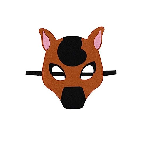 VERDANVERSE 8 Stück Partytanz-Tiermaske Wolfsmaske Bauernhoftiermaske pelzige Maske Schaum Maskerade Tiermaske halloween masken halloweenmaske gewand Halbmasken für Cosplay-Versorgung von VERDANVERSE
