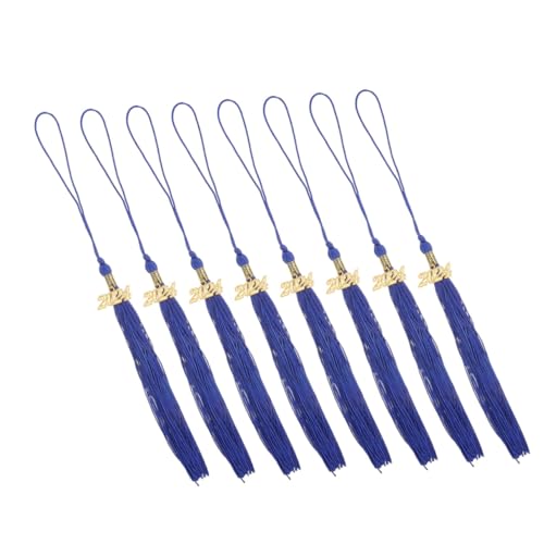 VERDANVERSE 8 Stück Zubehör Für Abschlusskappen Abschlussdekoration Topper Quasten Abschlusskappe Junggesellenmütze Quaste Graduierungskappe Masse Blau Polyester Blue VERDANVERSE 8 Stück Zubehör Für Abschlusskappen Abschlussdekoration Topper Quasten Abschlusskappe Junggesellenmütze Quaste Graduierungskappe Masse Blau Polyester Blue von VERDANVERSE