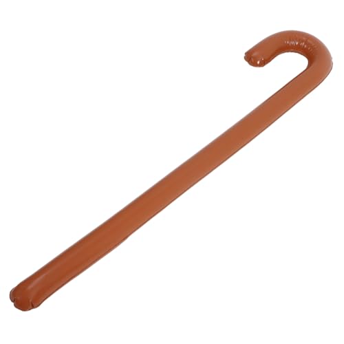 VERDANVERSE Aufblasbarer Gehstock Ballon PVC Leichtes Witziges Kostüm-Accessoire für Halloween Party Bühnenauftritt Aufblasbare Krücken-Requisite Tragbares Spaßspielzeug von VERDANVERSE