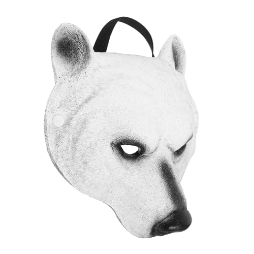 VERDANVERSE Bärenmaske für Erwachsene Verstellbare Maskerade Maske PU für Kostümpartys Halloween Festivals Bequeme Wiederverwendbar Leicht VERDANVERSE Bärenmaske für Erwachsene Verstellbare Maskerade Maske PU für Kostümpartys Halloween Festivals Bequeme Wiederverwendbar Leicht von VERDANVERSE