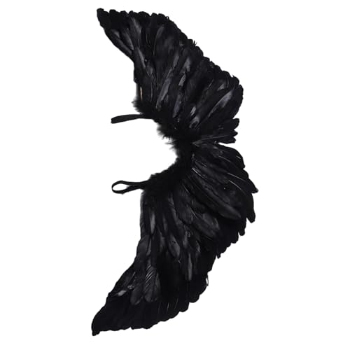 VERDANVERSE Die Flügel Des Teufel Engel Cosplay Flügel Halloween-karnevalsparty Geburtstagsdekorationsflügel Engel Kostüm Zubehör Flügel Requisite Cosplay Bühnenflügel Eisen Black von VERDANVERSE